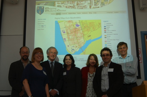 The project team with Prof Noel Thompson, Pro-Vice Chancellor, Swansea University